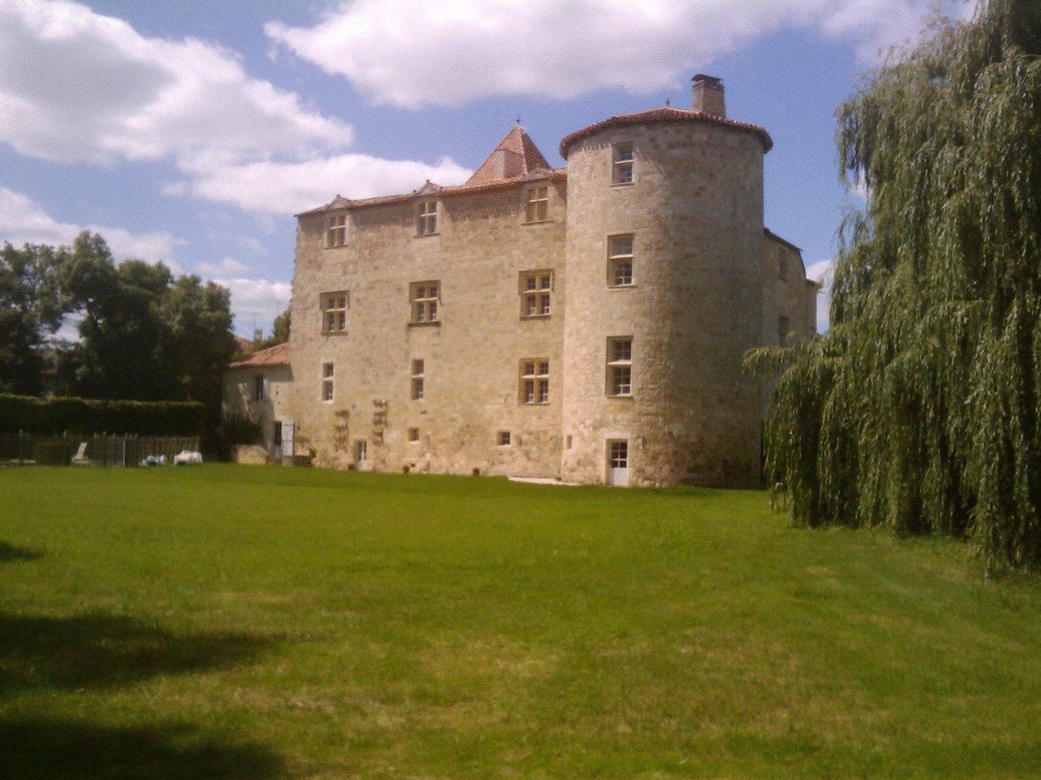 Chateau De Fources Luaran gambar
